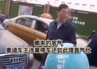 交警處罰違停奧迪遭懟:看給你傲的