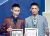 林丹李宗偉入選世界羽聯名人堂 林丹和李宗偉再度同框