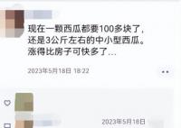 18元一斤?消費者大呼西瓜貴了