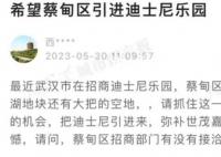 迪士尼樂(lè)園落戶武漢?官方:正洽談