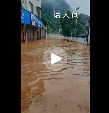 湘西多地內澇 河水漫過橋梁