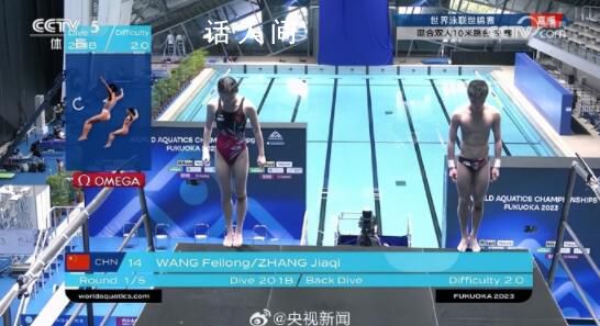 中國隊奪世錦賽跳水首金 中國組合張家齊王飛龍憑借穩定發揮