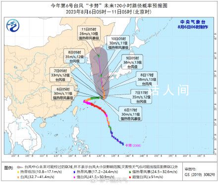 臺風卡努下周或影響東北地區 時效較遠需密切關注