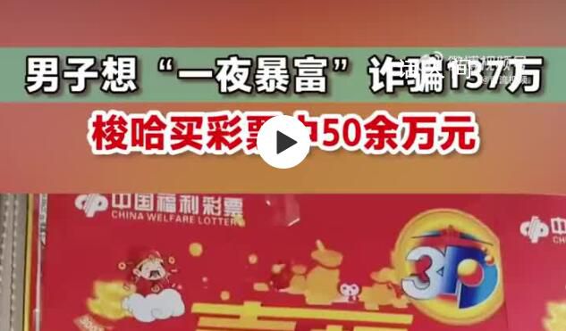 男子詐騙137萬元買彩票僅剩6萬 已被依法刑事拘留