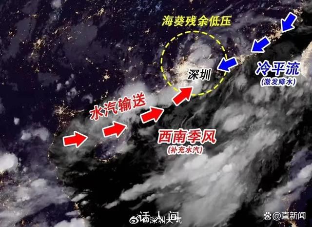 專家:深圳強降雨是因“列車效應”