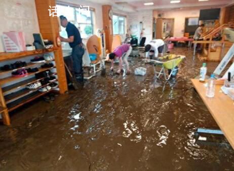 臺風鴛鴦接近日本 福島等地房屋被淹