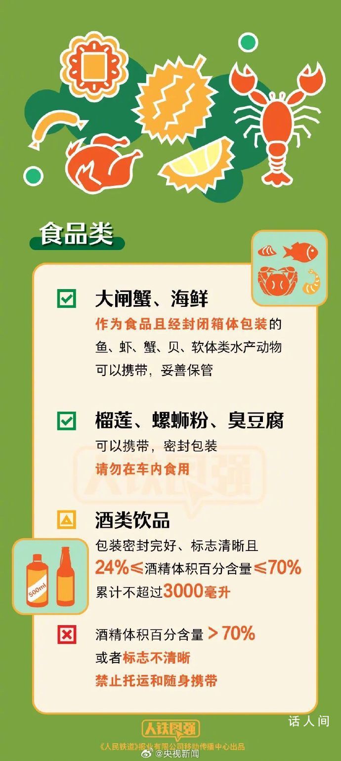 中秋國慶哪些物品不能帶上火車 充電寶單塊額定能量不超過100Wh