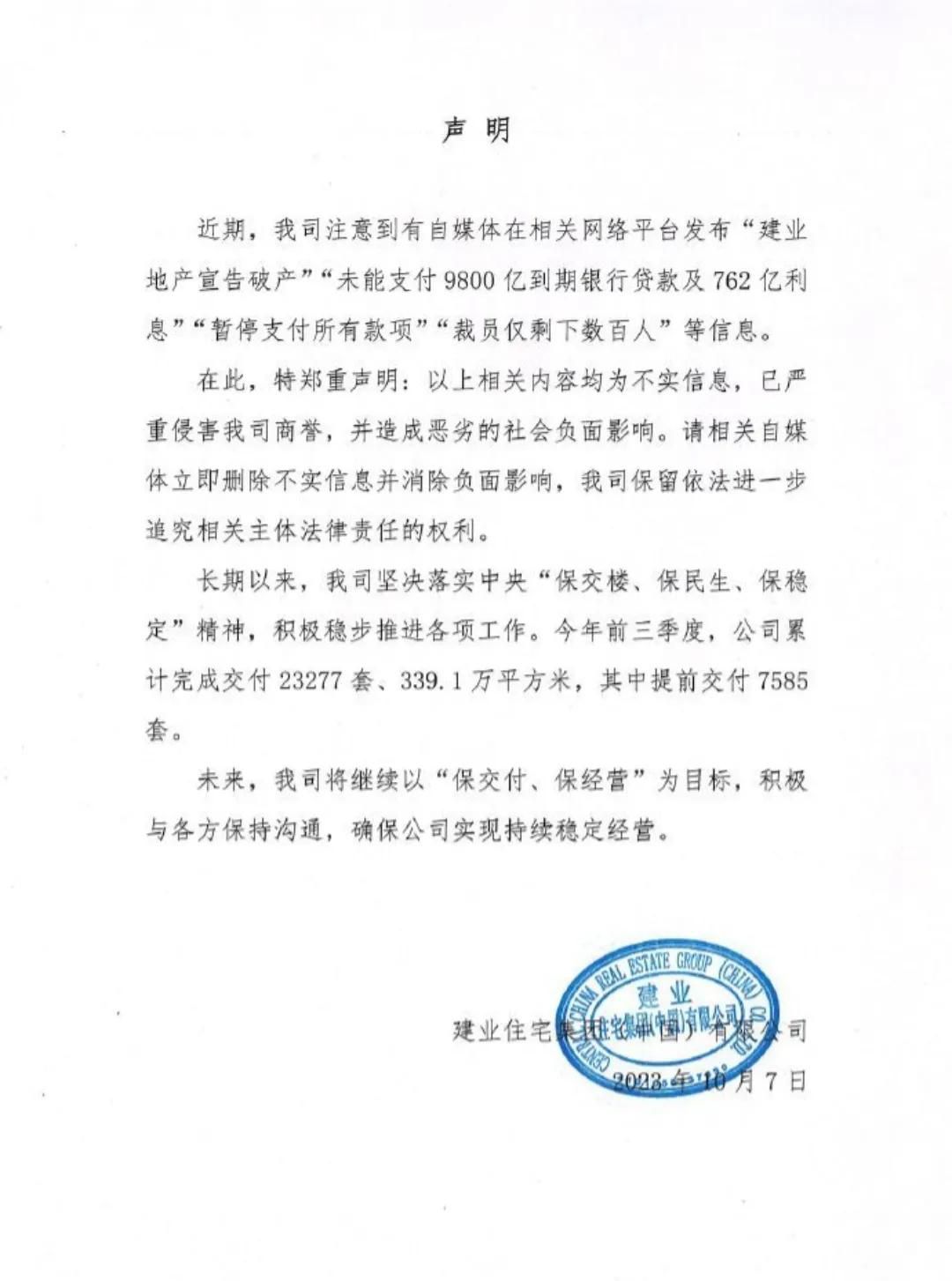 建業(yè)集團(tuán)否認(rèn)破產(chǎn)等傳聞 昔日“河南王”為何衰落? 