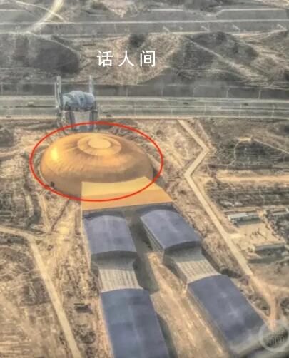 蘭州孕肚式擎天柱是在建影視城 從空中看就像懷孕了