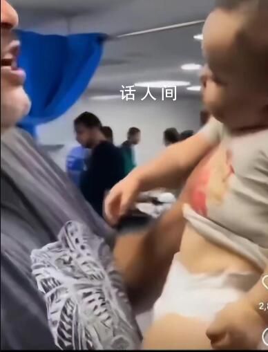 巴勒斯坦一女嬰空襲中喪生父親痛哭 愿世界和平永無戰(zhàn)爭