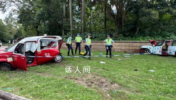 香港迪士尼兩輛的士相撞致1死 事故原因有待調查