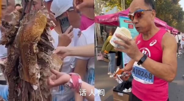 濟南馬拉松設流水宴 大爺:就為吃席