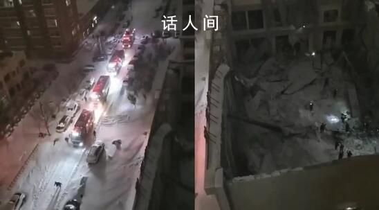 球館坍塌 家長哭喊“我兒子在里面”
