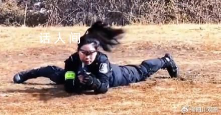 女特警實彈射擊訓練又美又颯 女特警眼神真的堅毅又敏銳