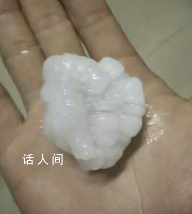 洛陽下冰雹了 大如雞蛋