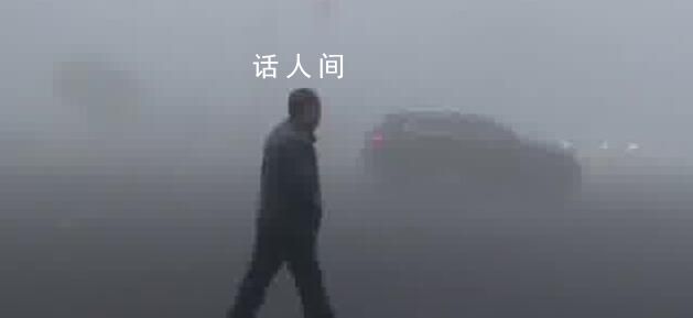 上海郊區的霧大到可拍西游記 許多網友用幽默的方式來描述這場大霧