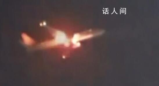 韓國一波音客機著陸時引擎起火 客機最終成功著陸無人受傷