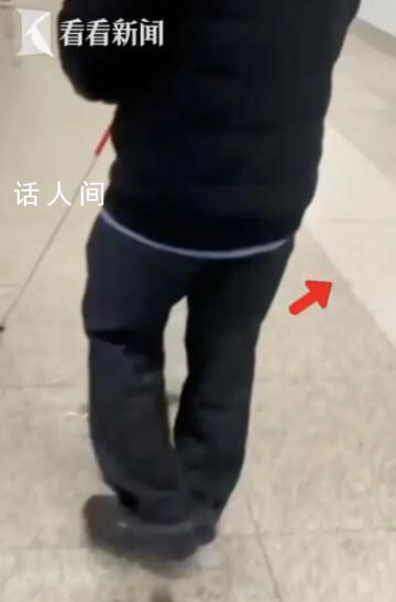 上海地鐵澄清車站沒有盲道 系乘客錯過正確的盲道