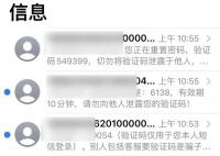 女子一天收到上百條“催債”短信 以為手機中毒