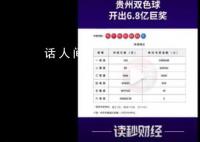 貴州開出雙色球6.8億巨獎創最高紀錄 本期一等獎開出136注