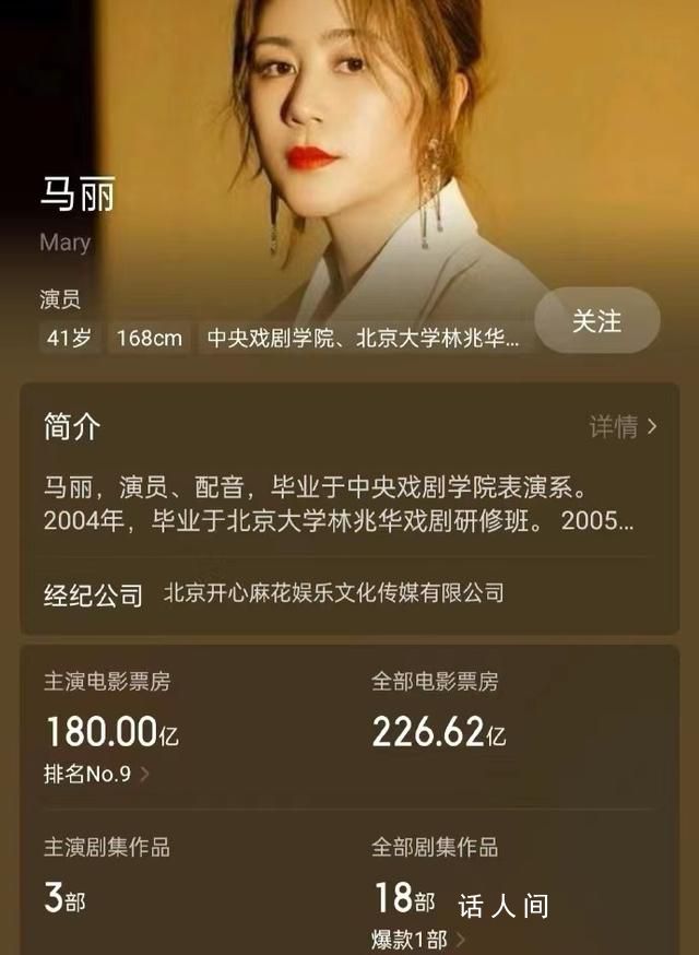 馬麗主演電影票房破180億 《第二十條》正在熱映中