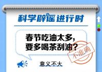 春節吃太多要多喝茶刮油?喝茶很難影響人體對脂肪的消化吸收和利用