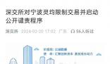 寧波靈均42秒賣出13.72億元股票 量化私募寧波靈均被限制交易