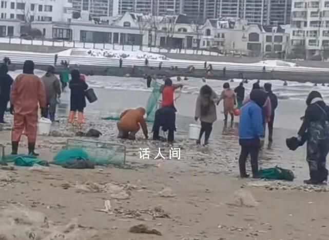 煙臺多人撿海腸被海浪擊倒溺水 落水者已被救起送醫