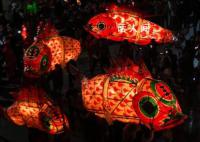 嬉魚燈鬧元宵 點亮夜幕中的徽州古村
