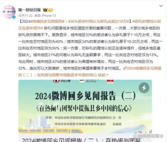 36%受訪村民認為彩禮應超過10萬 如何理性看待婚姻與金錢的關系