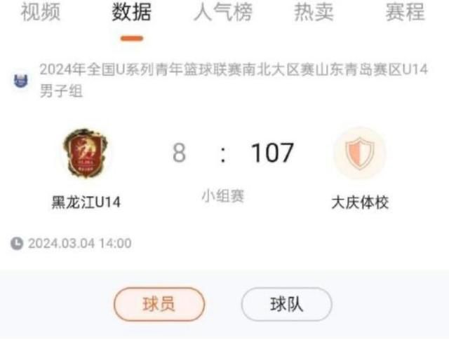 107-8 青少年籃球聯賽現超懸殊比分