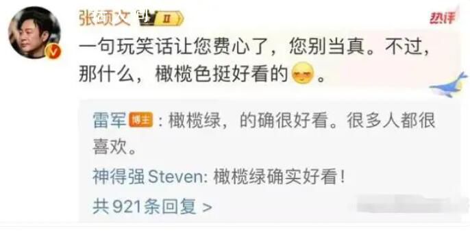 一句話讓男人為我花了21萬 張頌文回應雷軍送小米SU7